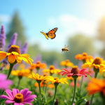 Comment créer un jardin qui attire les abeilles et papillons ?