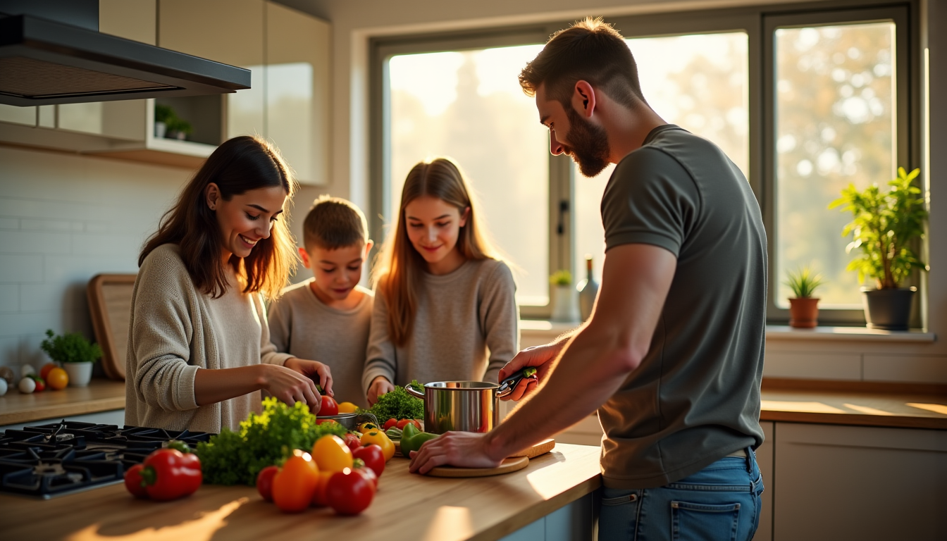 Batch cooking en famille : Comment libérer vos soirs de semaine et profiter de vos enfants