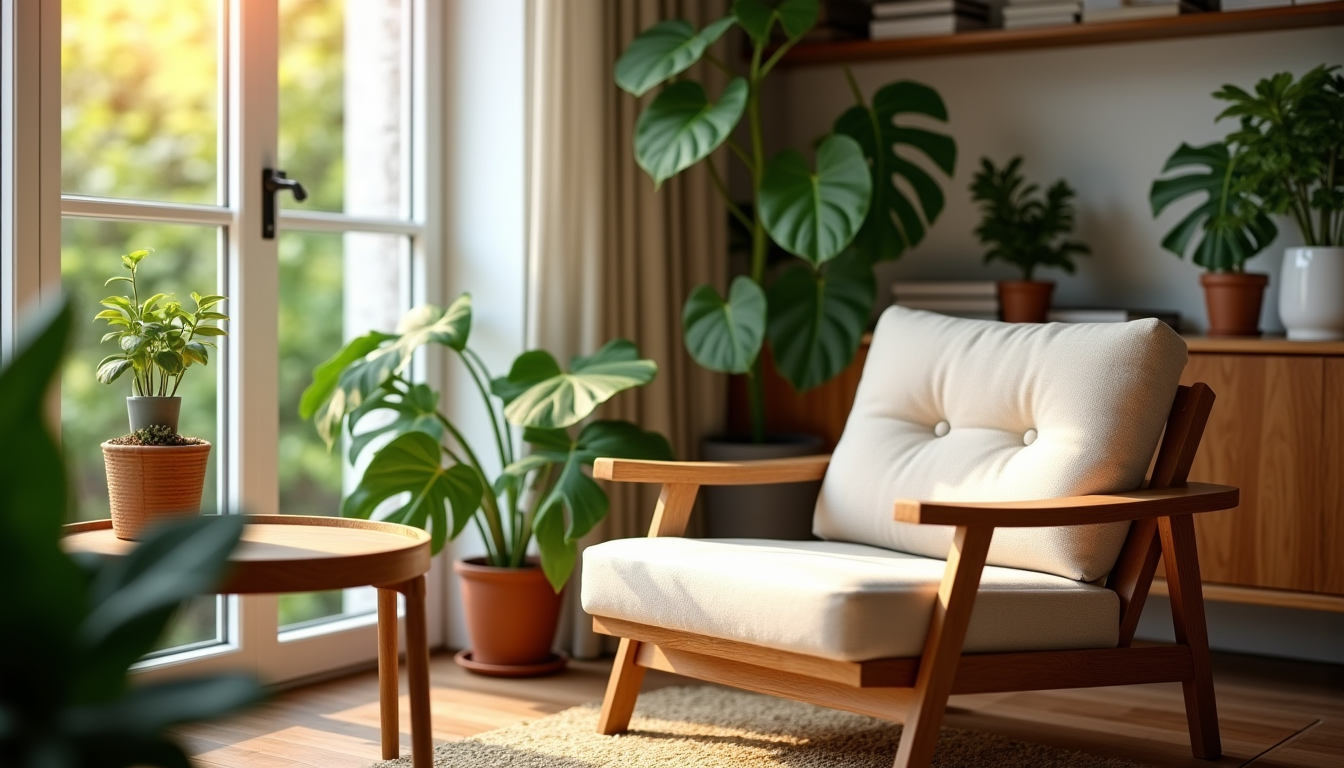 Inspiration naturelle pour un intérieur apaisant